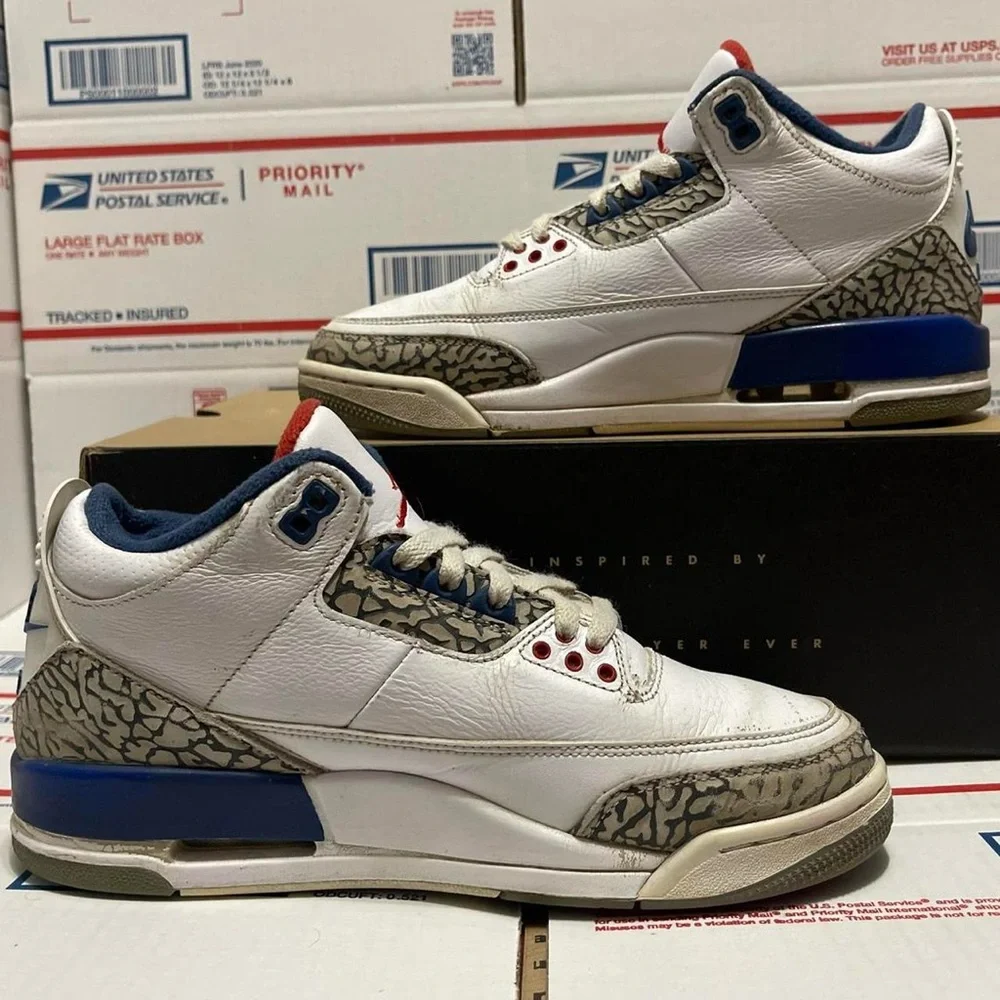Nike Air Jordan 3 Retro “True Blue” 2016 Shoes sneakers hype streetwear school